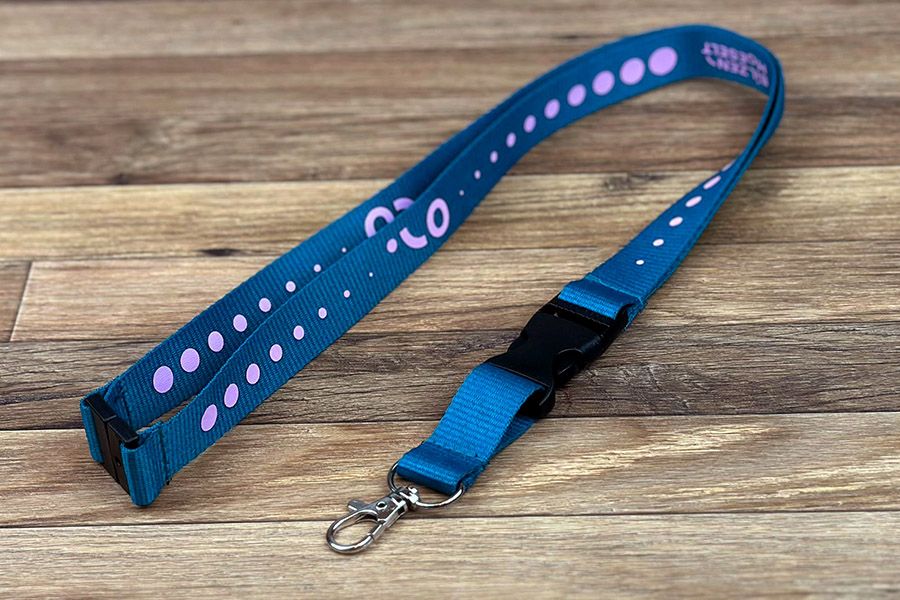 keycords van 20mm met buckle en safety cilp